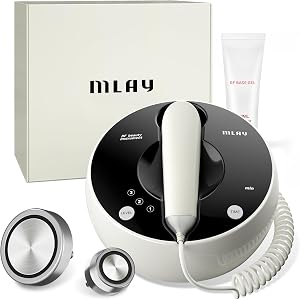 MLAY Professional RF Beauty Machine, Radio Frequency Face Machine with 2 Probes, at Home R